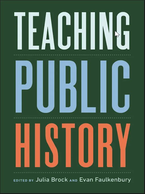 Title details for Teaching Public History by Julia Brock - Available